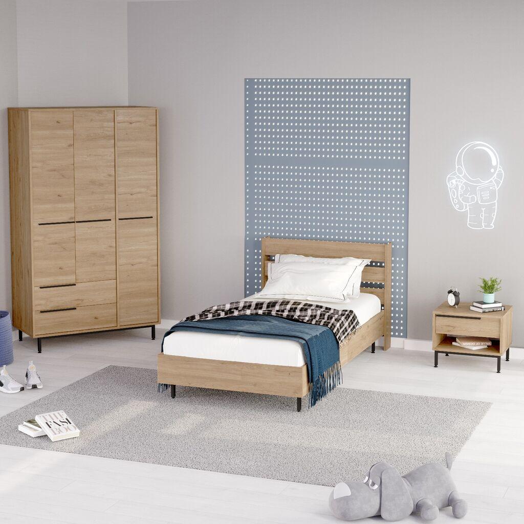 Комплет спална соба Hanah Home за тинејџери ON23-S, даб