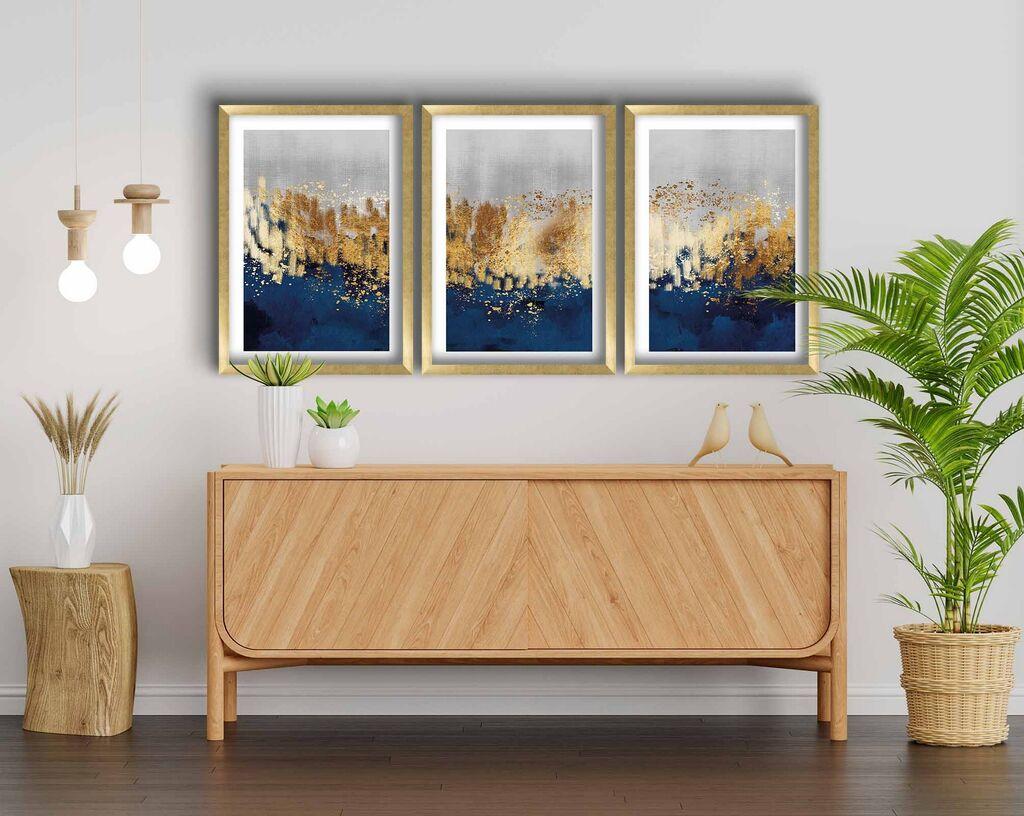 Декоративна слика Wallity 3P3853NISCT-020, 38x53 см, 3 дела