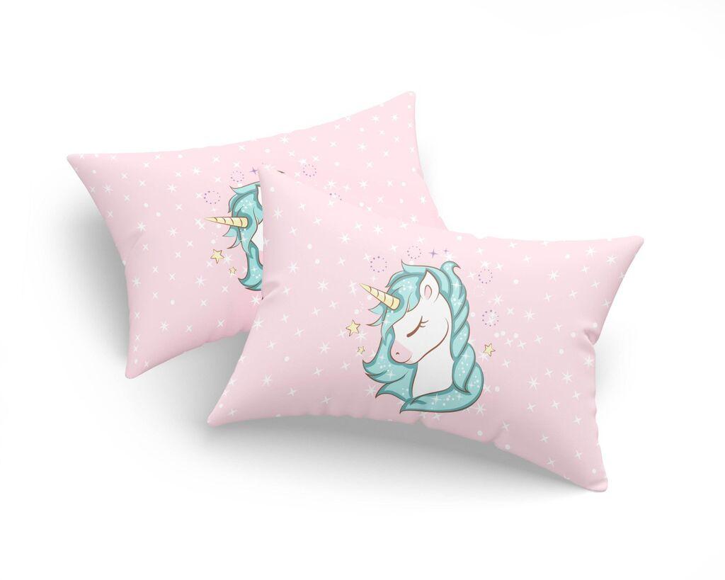 Комплет навлаки за перници L'essentiel Maison Unicorn Dreams, 50x70 cm, Rosy