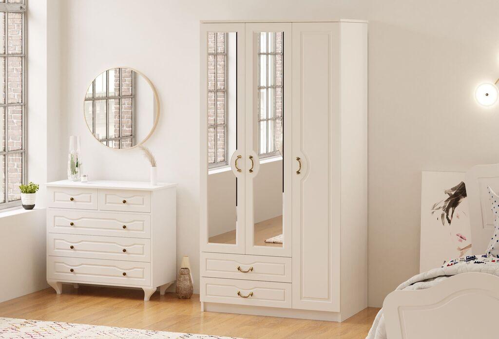Гардеробер Hanah Home Rb-176, 105x210x52 см, бел