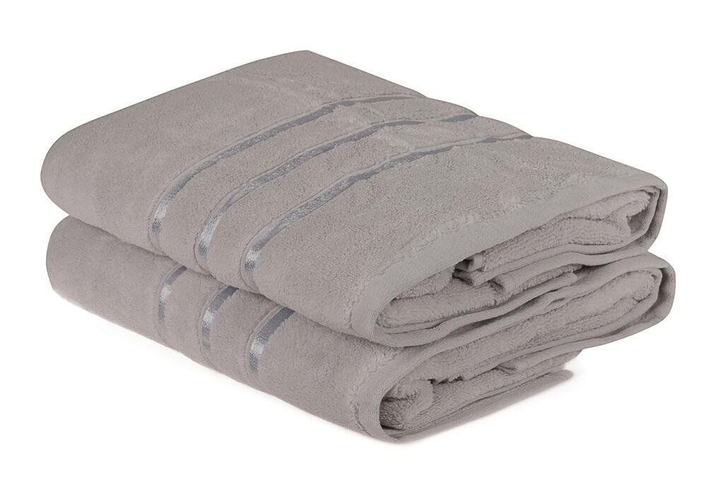 L'essentiel Maison Towel Dolce, 70x140cm, 2 парчиња, сив