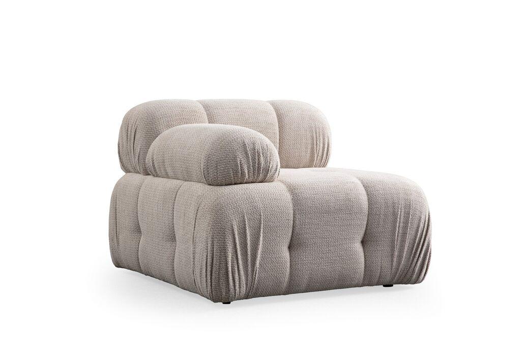 Фотелја Atelier del Sofa Petite L1, 95 x 95 x 75 см, крем боја