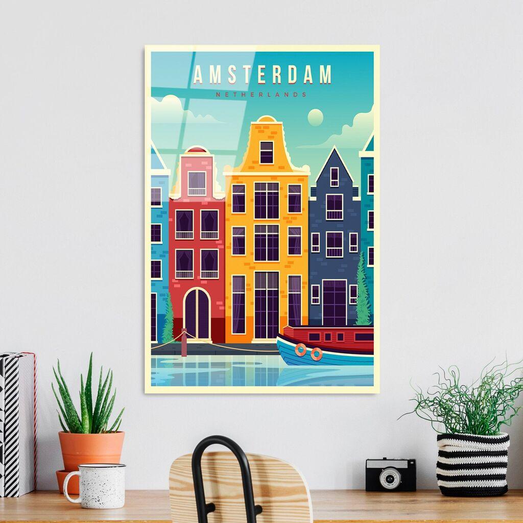 Слика од калено стакло Wallity 30x45cm