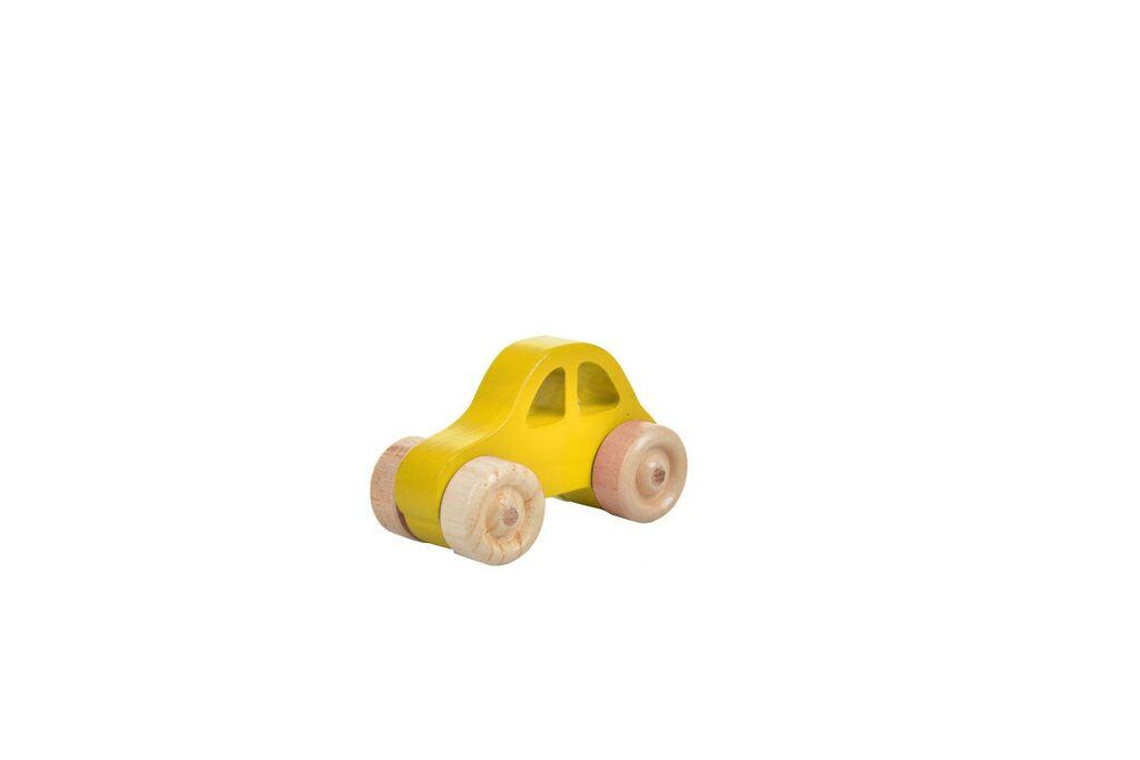 HANAH HOME Drvena igračka Car Yellow, Žuta