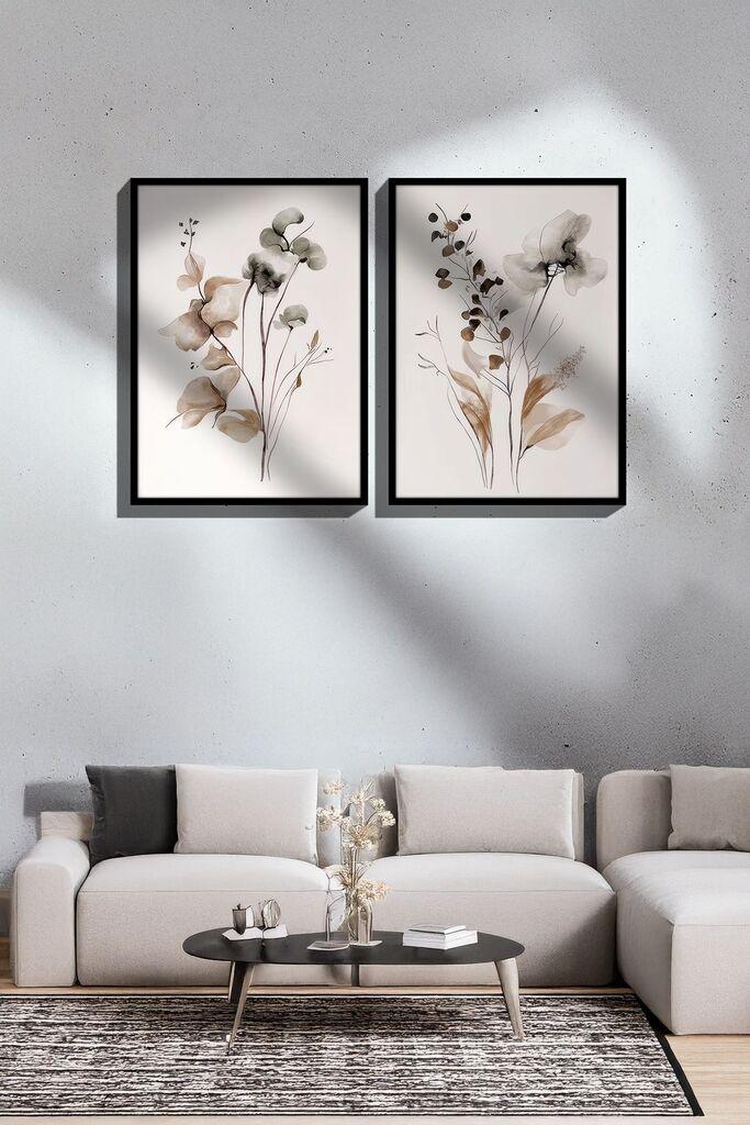 Wallity врамена слика Ersy2Limodel16, 33x48 см, 2 дела