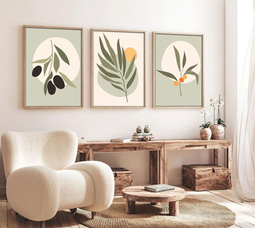 Слика во рамка Wallity Huhu 116-50 x 35, 35x50 см, 3 дела