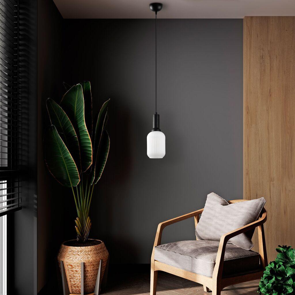 Opviq Luster Asker-15192, 13x13x118cm, IP20, бело-црно