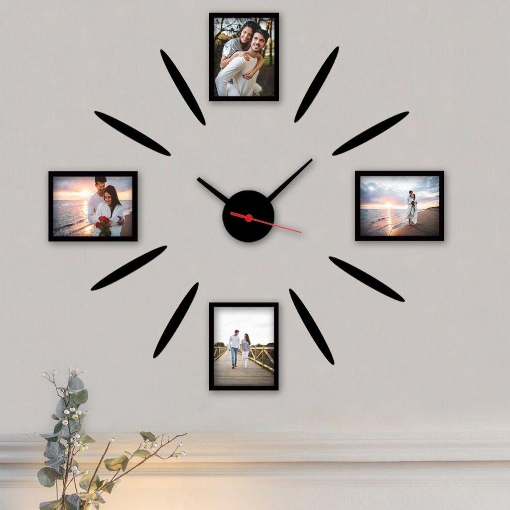 Wallity MDF dzиден часовник 50x50cm во боја