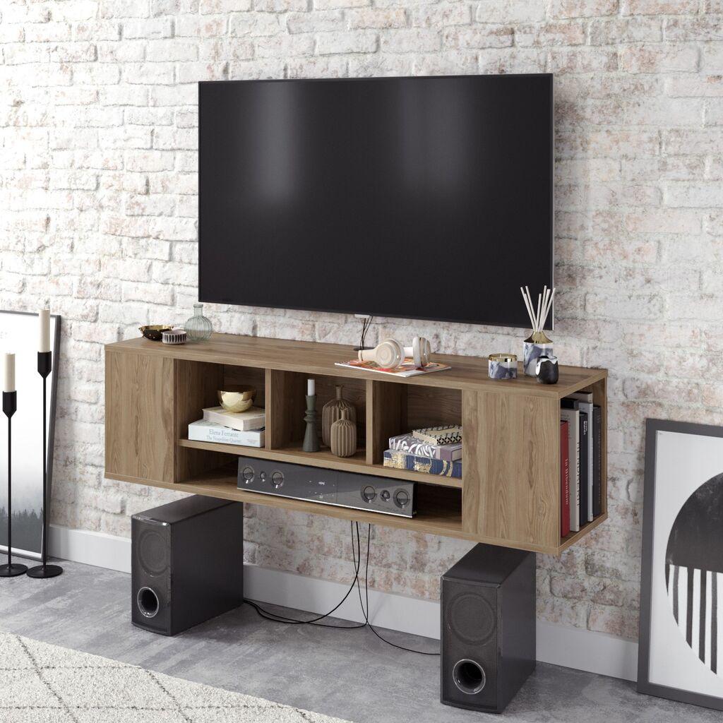 Комода за телевизор Hanah Home Paldi, 135x39x35.2 см, орев