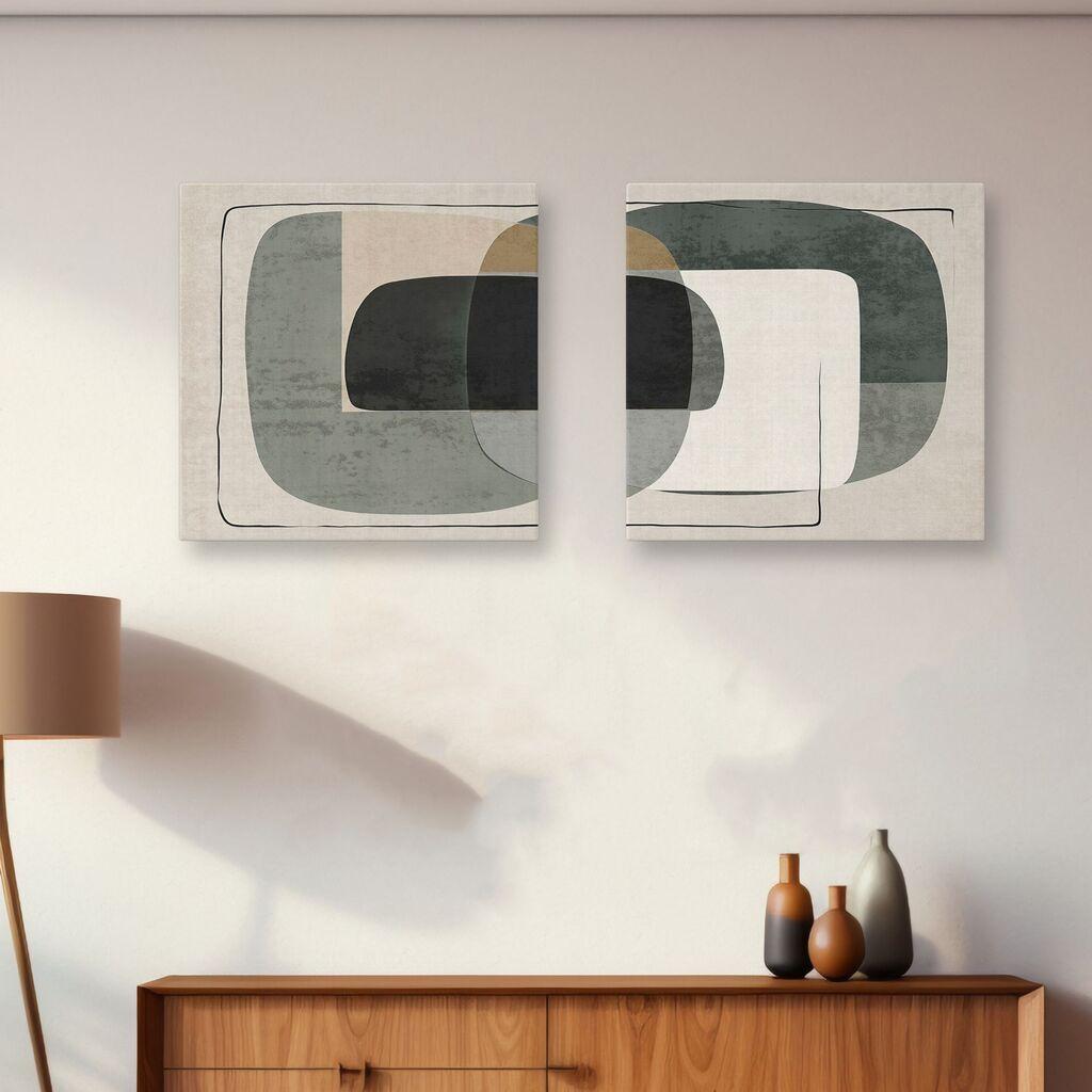 Wallity слика ASR_CNVS25-1, 30x30 см, 2 дела
