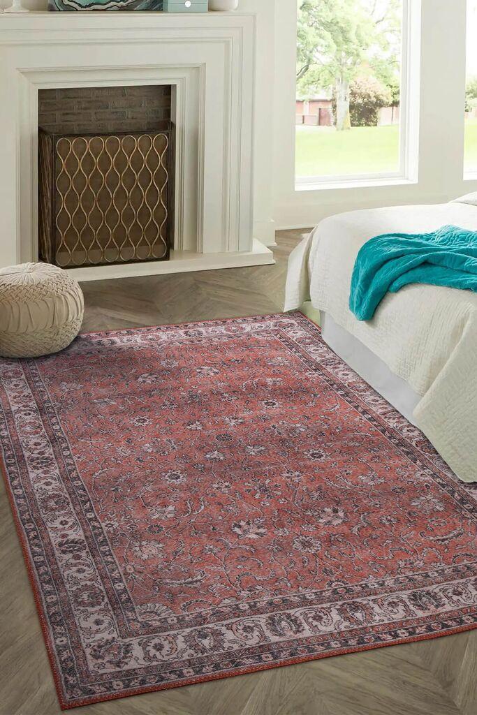 Conceptum Hypnose Carpet Folk -BA 42, 140x190 cm, Црвен