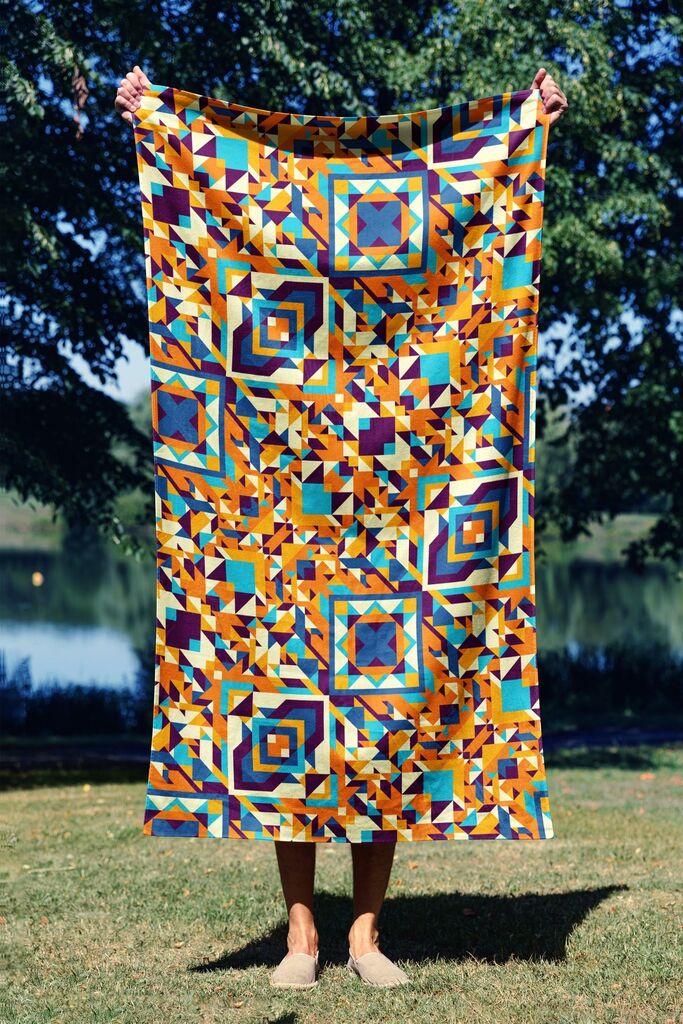 L'essentiel Maison пешкир за плажа 90x150cm Шарена
