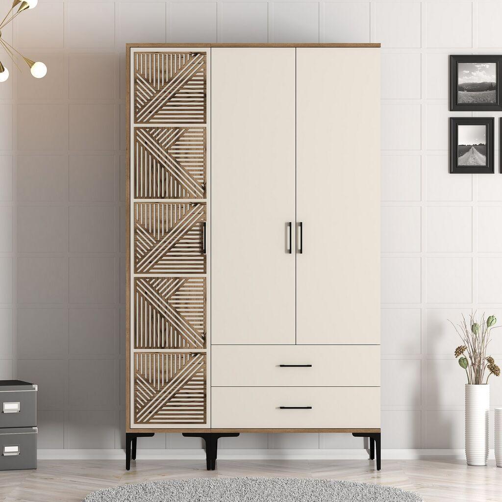Гардеробер Hanah Home Kumsal PT, 120x201.4x47.5 см, крем