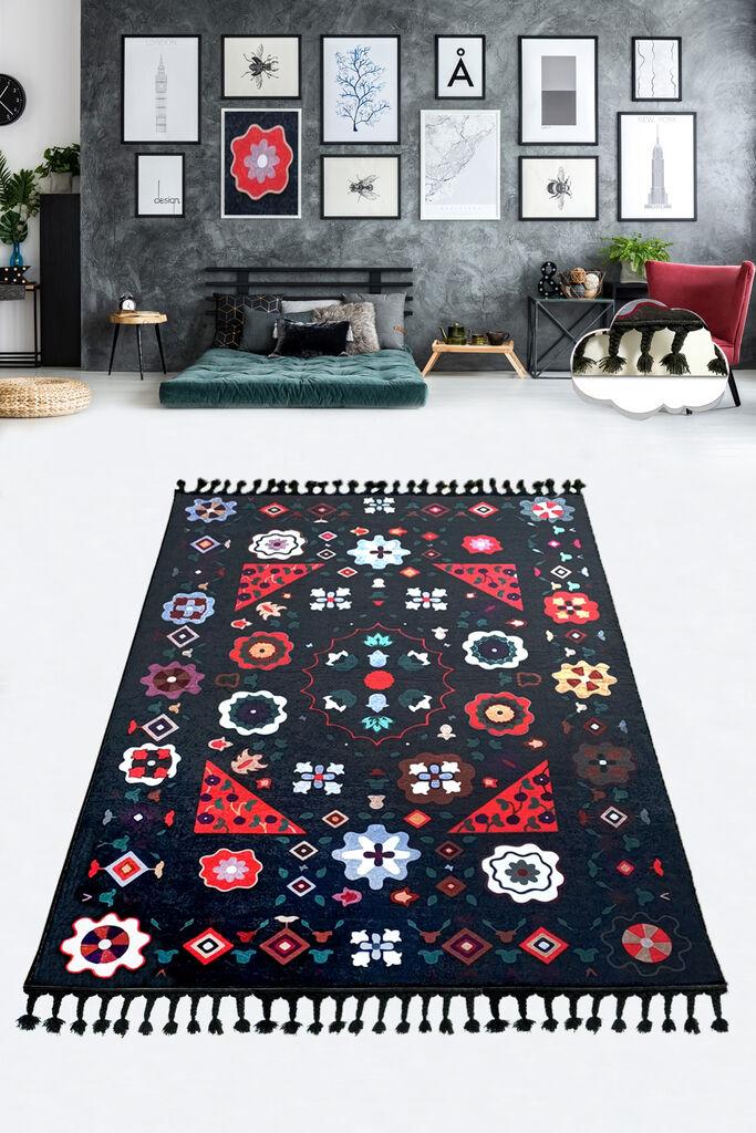 Резба на теписи Conceptum Hypnose - верзија 2, 80x300 см, шарени