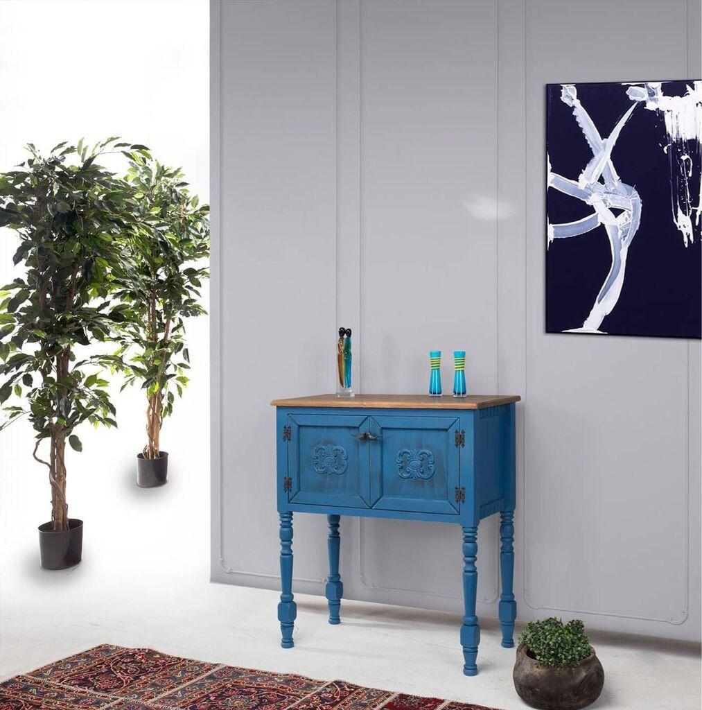 Комода Hanah Home Ada, 82x40x92 см, Сина