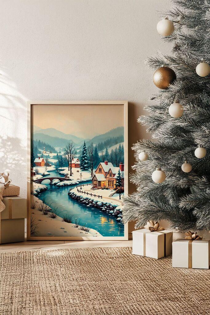 Врамена слика Wallity Nwyearsngmdl1, 33x48 см