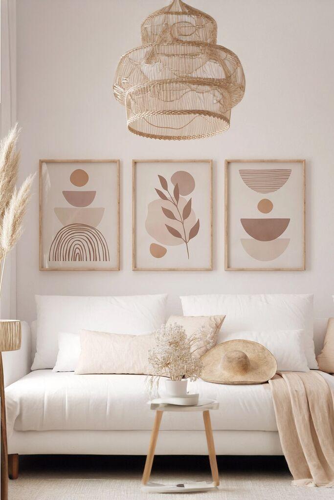 Слика Wallity 3Dartsoho45, 3 дела, 33 x 48 см
