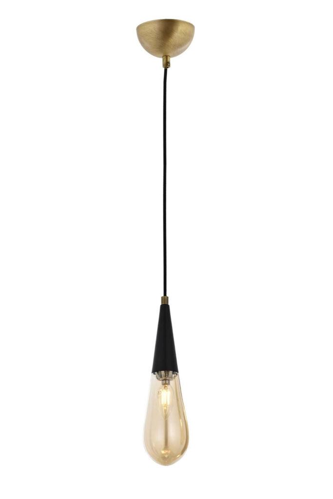 Opviq Luster AV-4236-1E, 90x10cm, IP20, 220V-240V, златно-црни бои