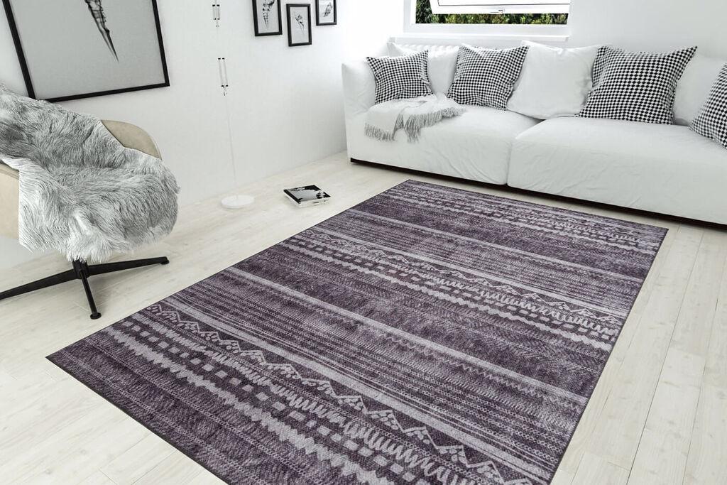 Conceptum Hypnose Carpet Funk Chenille 116, 75x150cm, темно сива