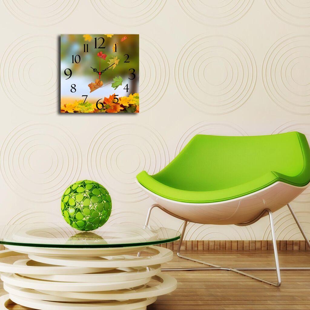 Wallity MDF dzиден часовник 40x40cm во боја