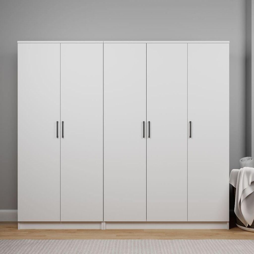 Гардеробер Hanah Home Kardelen 1600-104, 200x180x51.8 см, бела