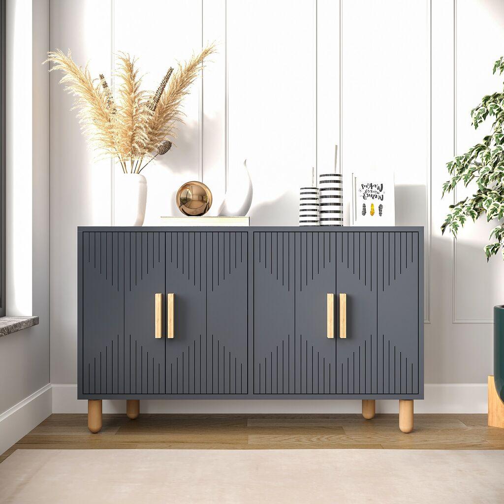 Hanah Home Console Roger, 120x73,6x29,6 см, Антрацит