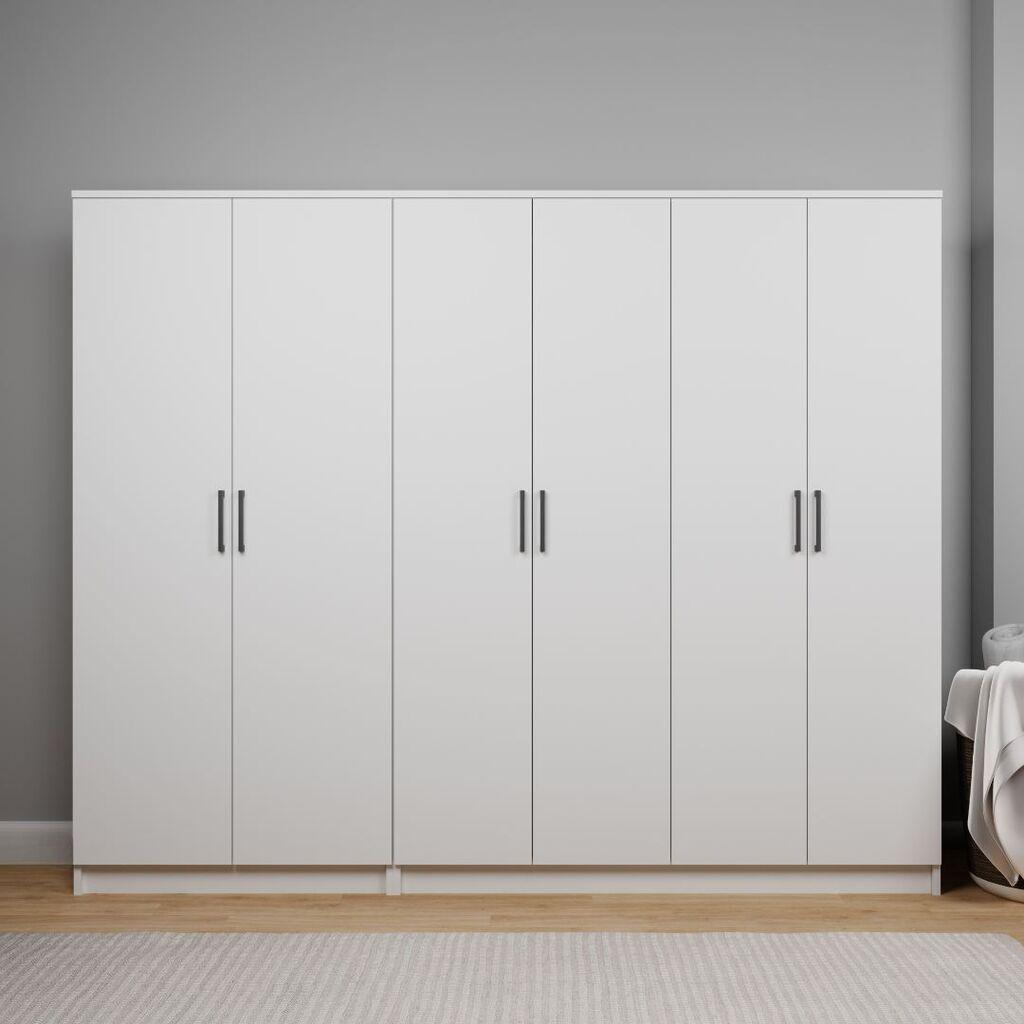 Гардеробер Hanah Home Kardelen 1600-105, 220x180x51.8 см, бела