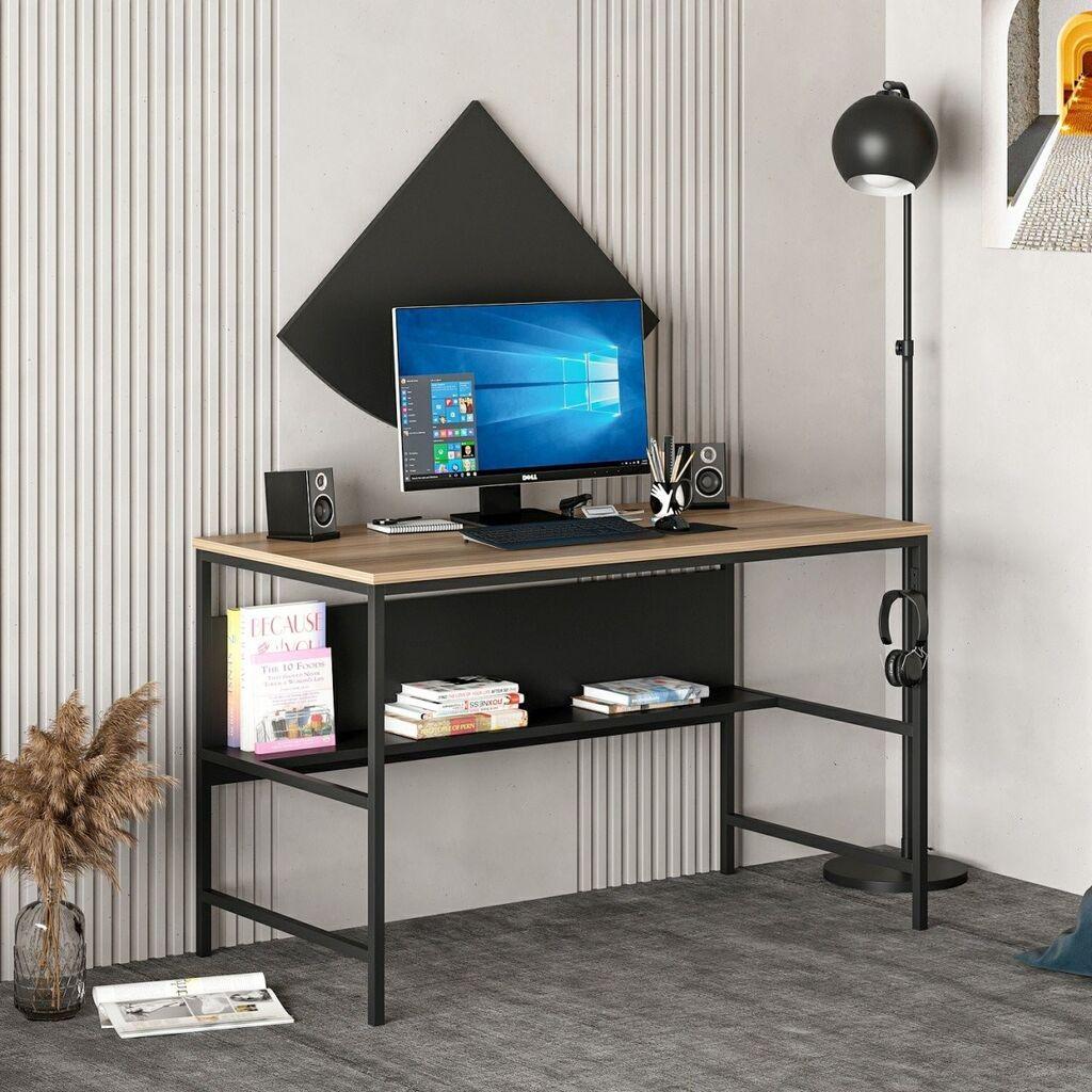 Црна маса Hanah Home Greta 4481 Dore 120x74x60​​см, црна