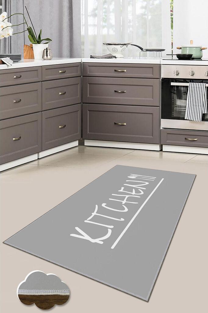 Conceptum Hypnose Carpet Wookece238, 100x300 cm, сиво-бело