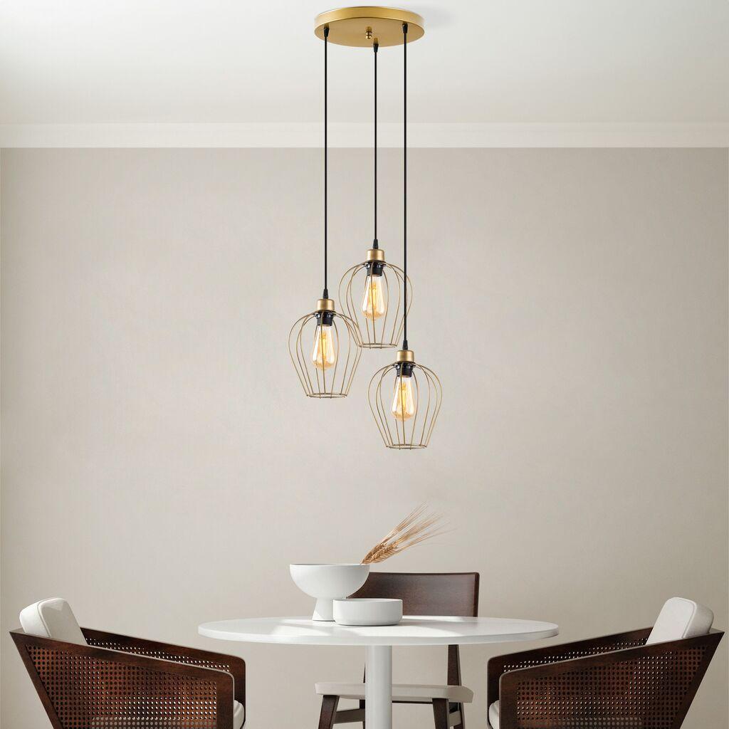 Opviq Luster Armut-6707-, 41x41x115cm, IP20, златна боја