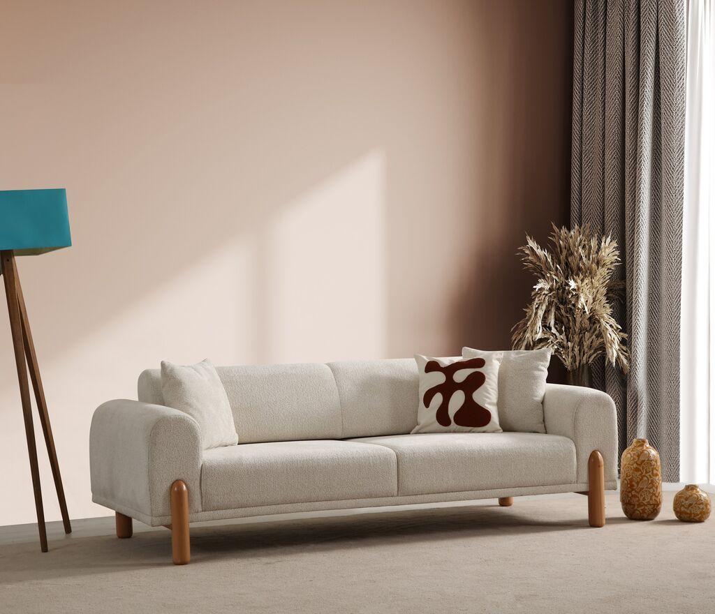 Atelier del Sofa Trosed Lyke, 228x88x75 см, Крем