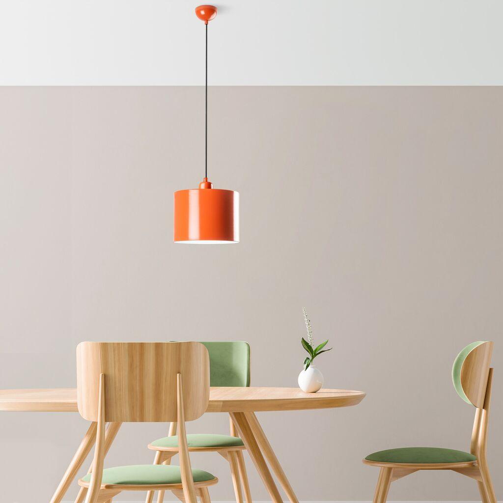 Opviq Luster Duz, 25-110cm, O20 cm, портокалова