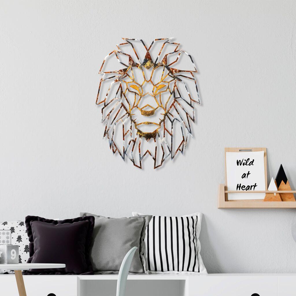 Wallity dzидна декорација Лав-1, 40 см x 50 см, бакарна