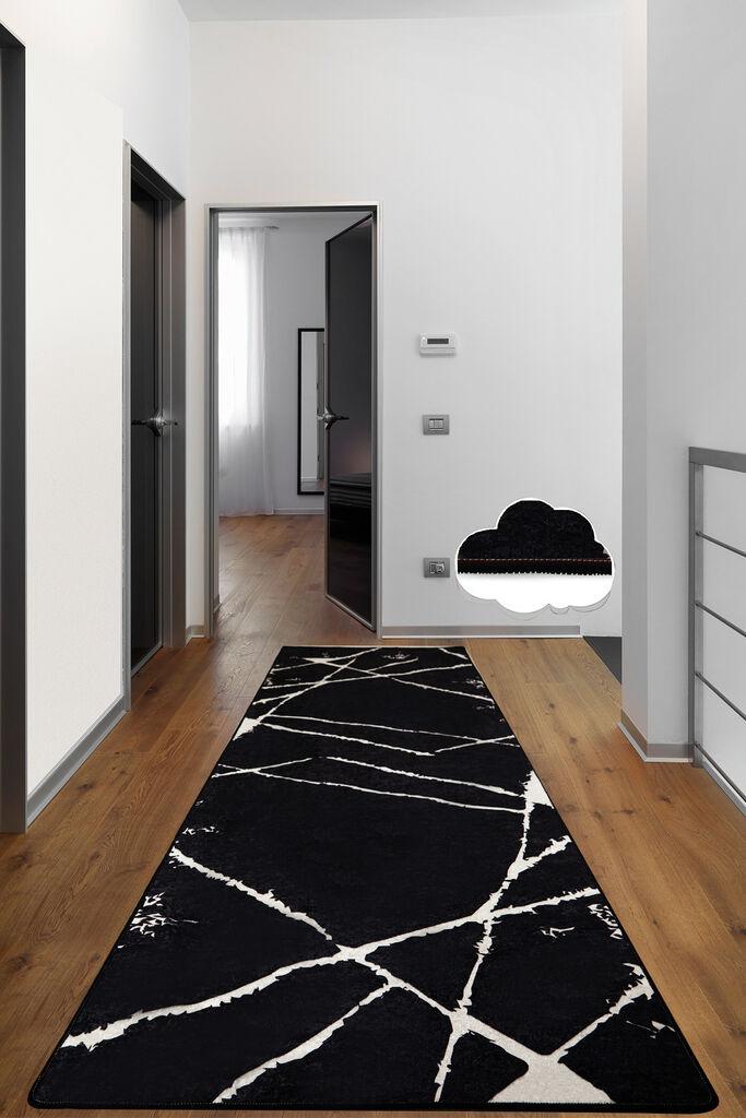 Скршен тепих Conceptum Hypnose, 120x150 см, црно-бел