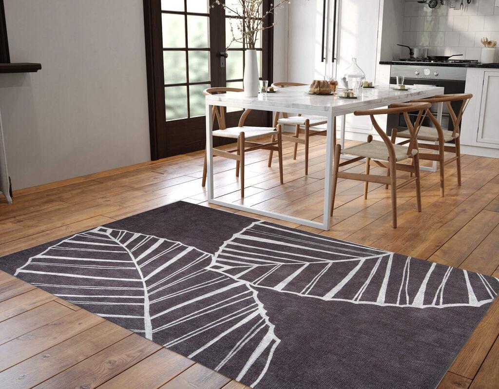 Conceptum Hypnose тепих Ada Gonul -AL 351, 140x190 cm, антрацит-бел