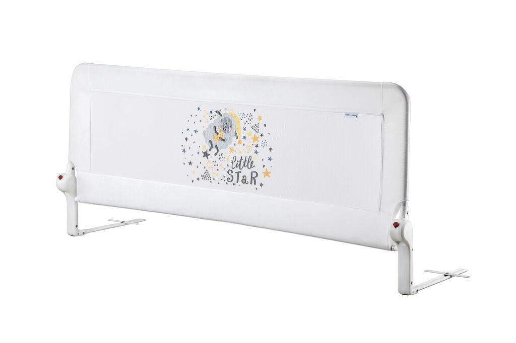 Wallxpert Безбедносна ограда за креветот, 120x50 см, бела