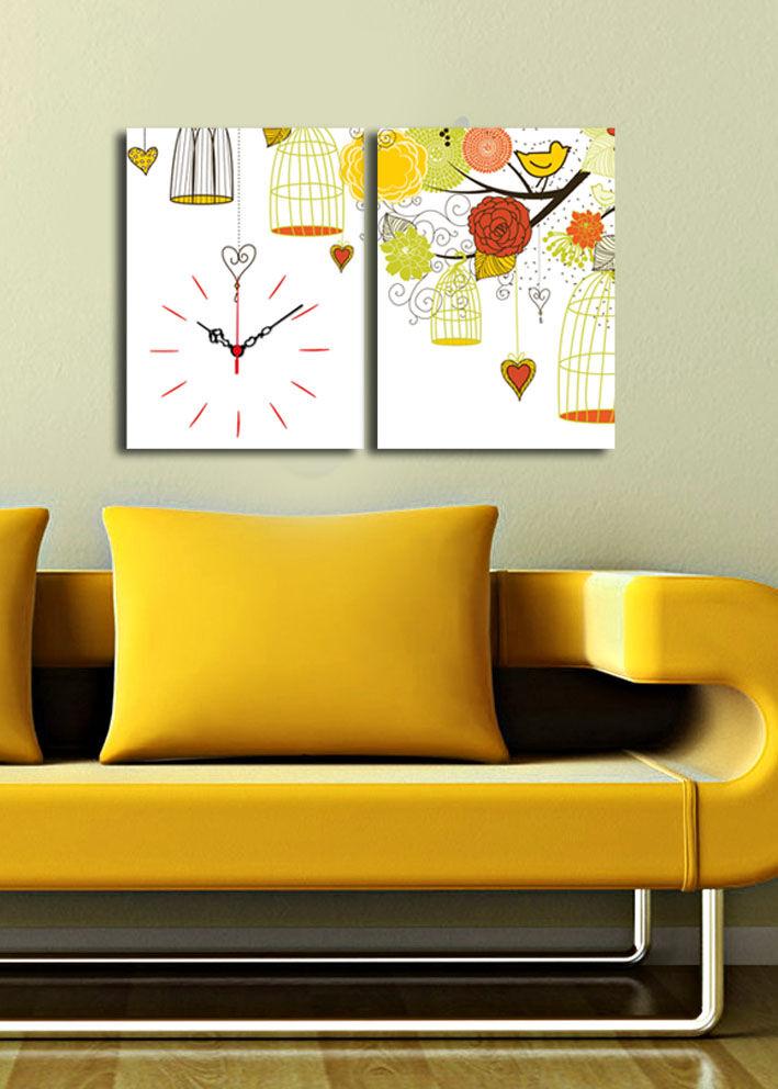Wallity dzиден часовник 2P3040CS-132, 64x40 см, 2 дела