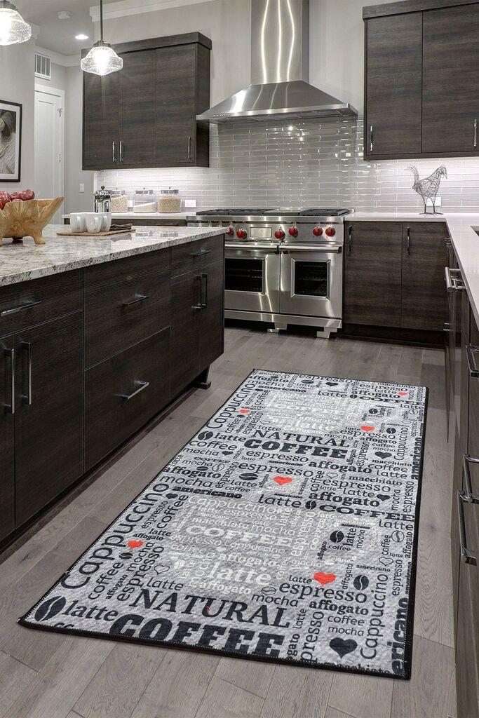 Conceptum Hypnose Carpet Fincan, 80x200cm, сив