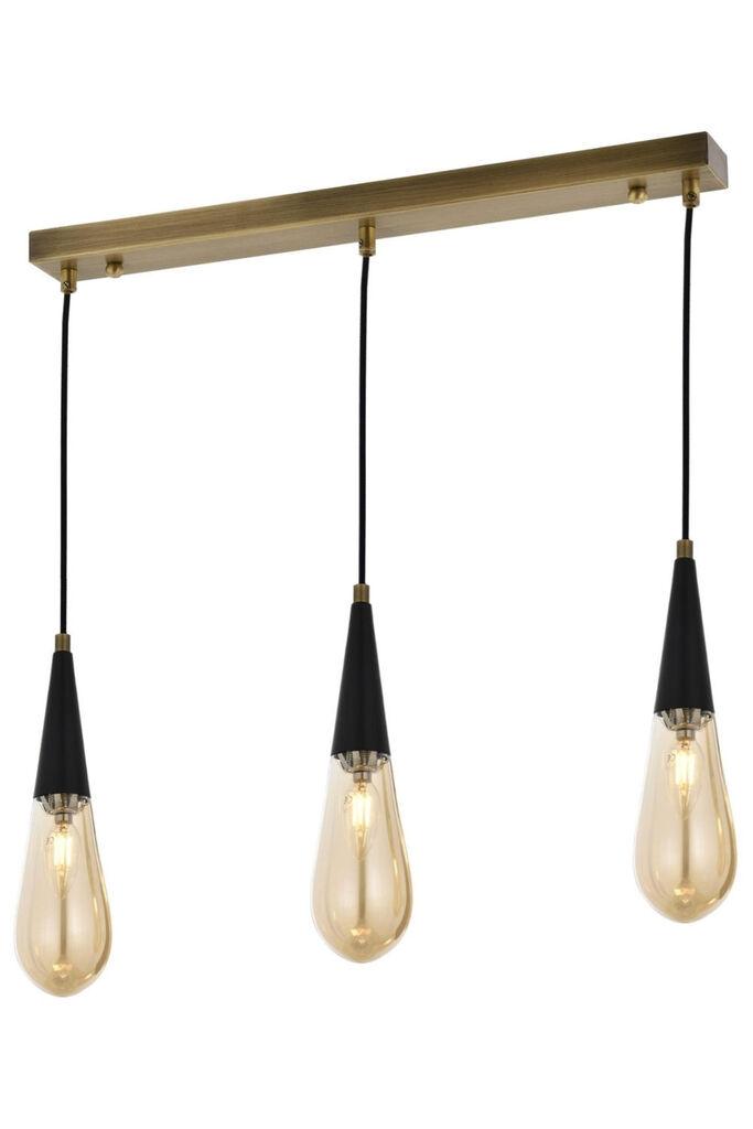 Opviq Luster AV-4236-3EY, 90x65x10cm, IP20, 220V-240V, златно-црни бои