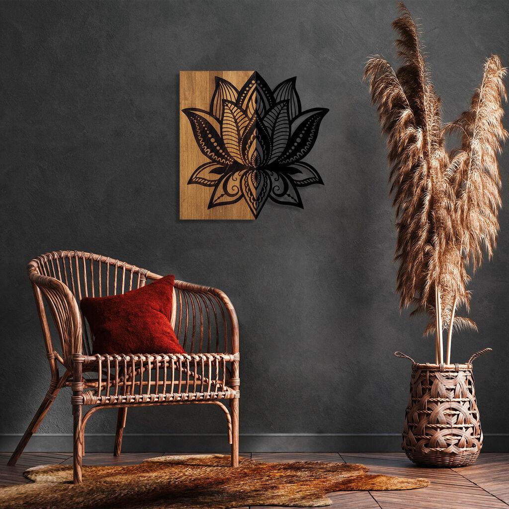Wallity декорација за ѕид Lotus 10, 59x58 см