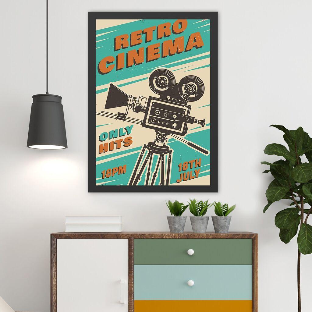 Wallity врамена слика Ретро кино 2, 55x75 см