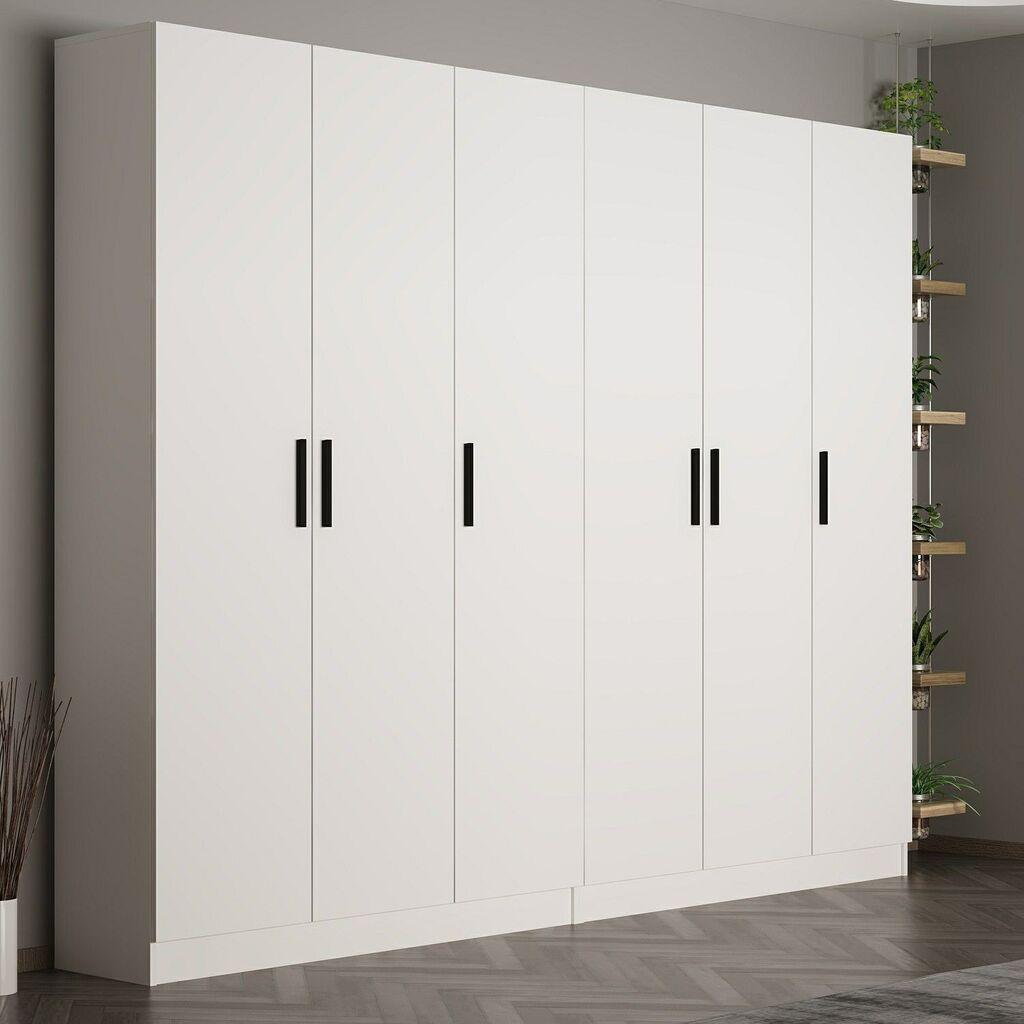 Гардеробер Hanah Home Noah-8203, 270x210x35 см, бел