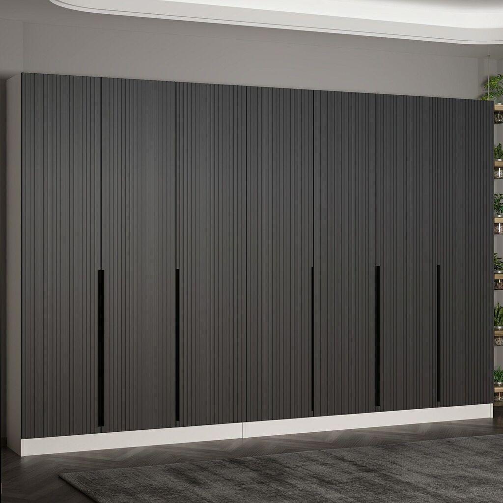 Гардеробер Hanah Home за ходник Noah 8271, 315x210x35 см, антрацит