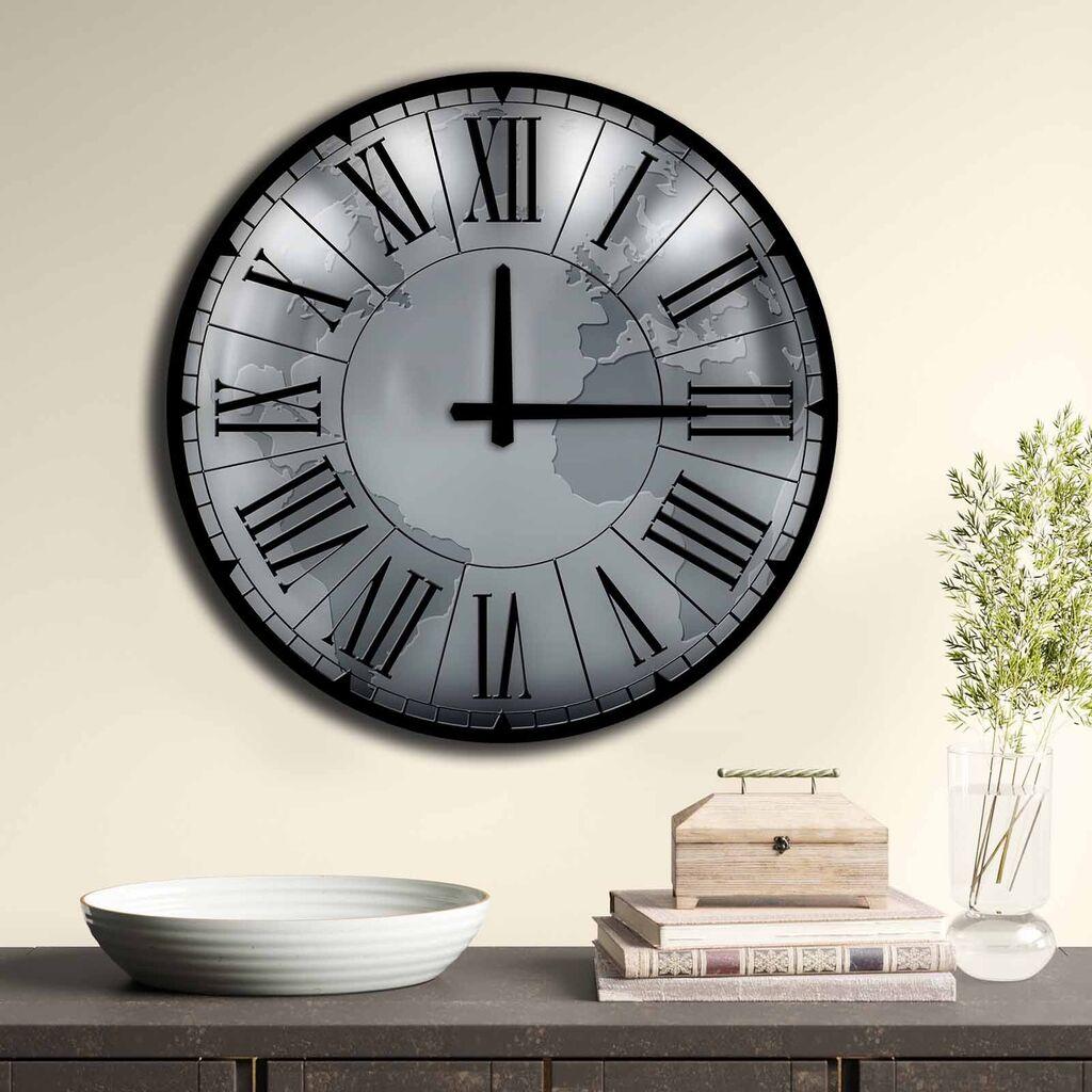 Wallity MDF dzиден часовник 50 см во боја