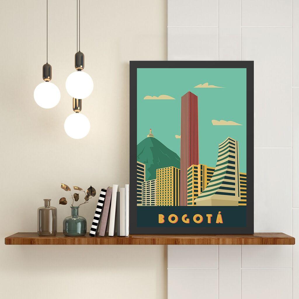 Слика во рамка Wallity, Богота, 55x75 см