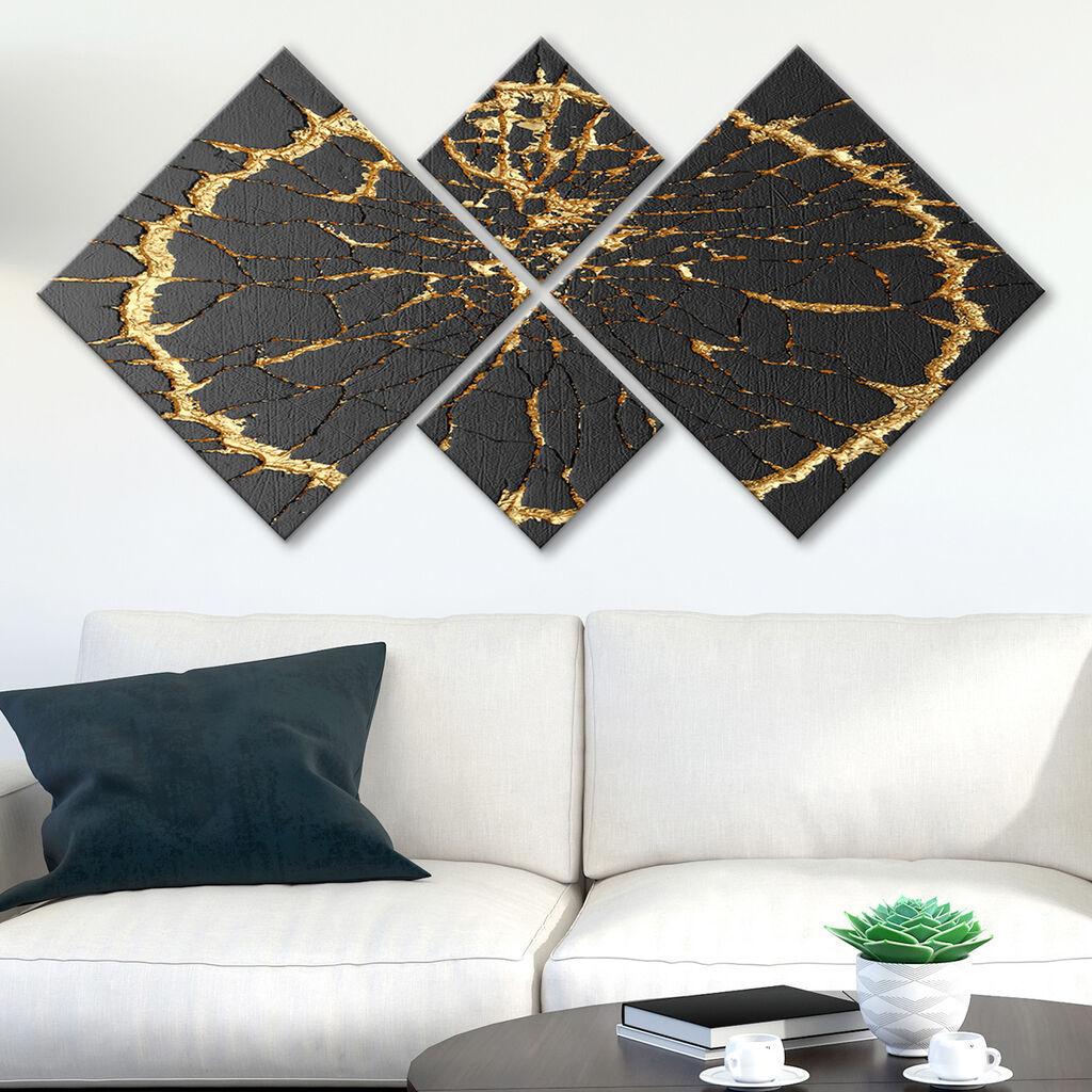 Слика Wallity 4MDF700841719, 60x115 см, 4 дела
