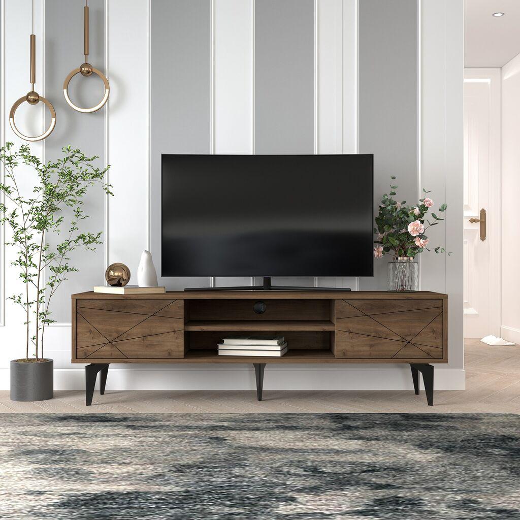 Комода за телевизор Hanah Home Brandon, 160x48.2x39.6 cm, орев