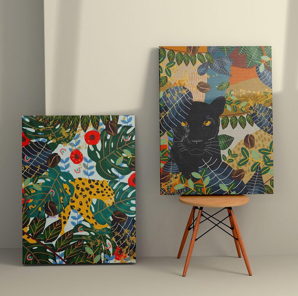 Wallity Слика на платно, 2 парчиња, 50x70 cm