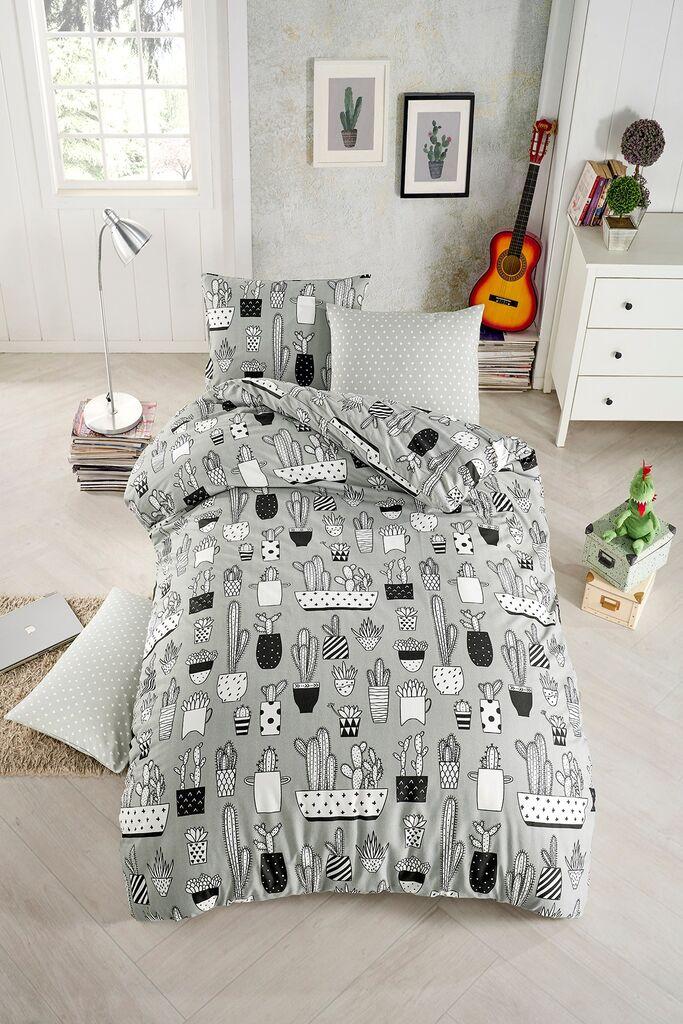 Комплет постелнина L'essentiel Maison Cactus, 200x220 cm, Шарена