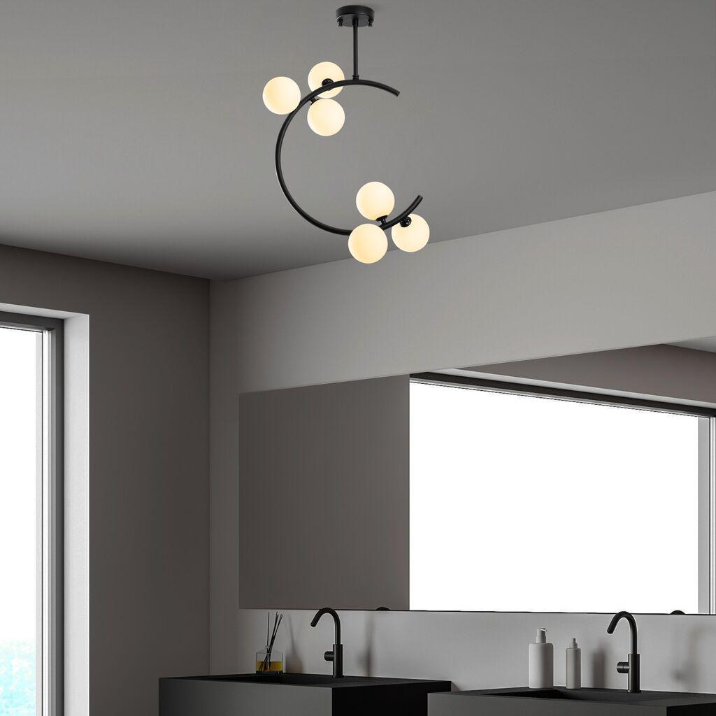Opviq Luster Luminar-14125, 50x30x65cm, IP20, црно-жолта